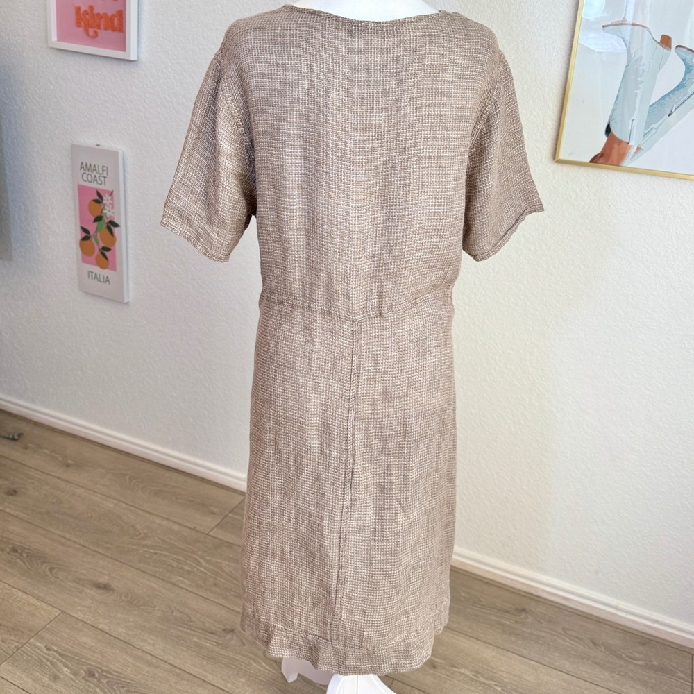 Flax Brown Midi Dress - Picture 5 of 12